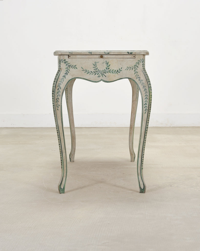 Venetian Painted Country Italian Provincial Writing Table Desk