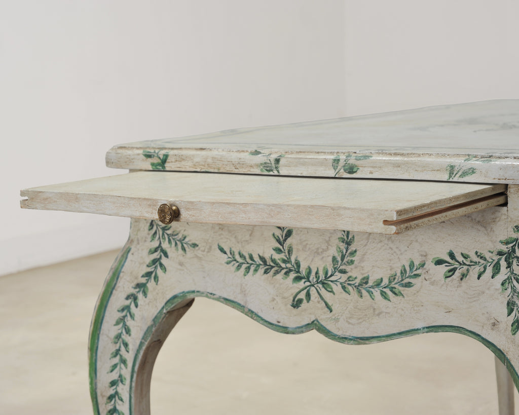 Venetian Painted Country Italian Provincial Writing Table Desk