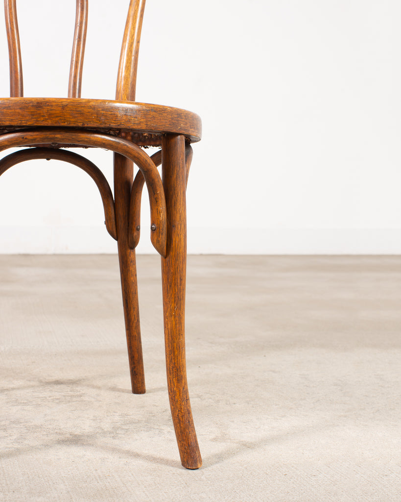 Pair of J & J Kohn Thonet Bentwood Cane Viennese Café Chairs