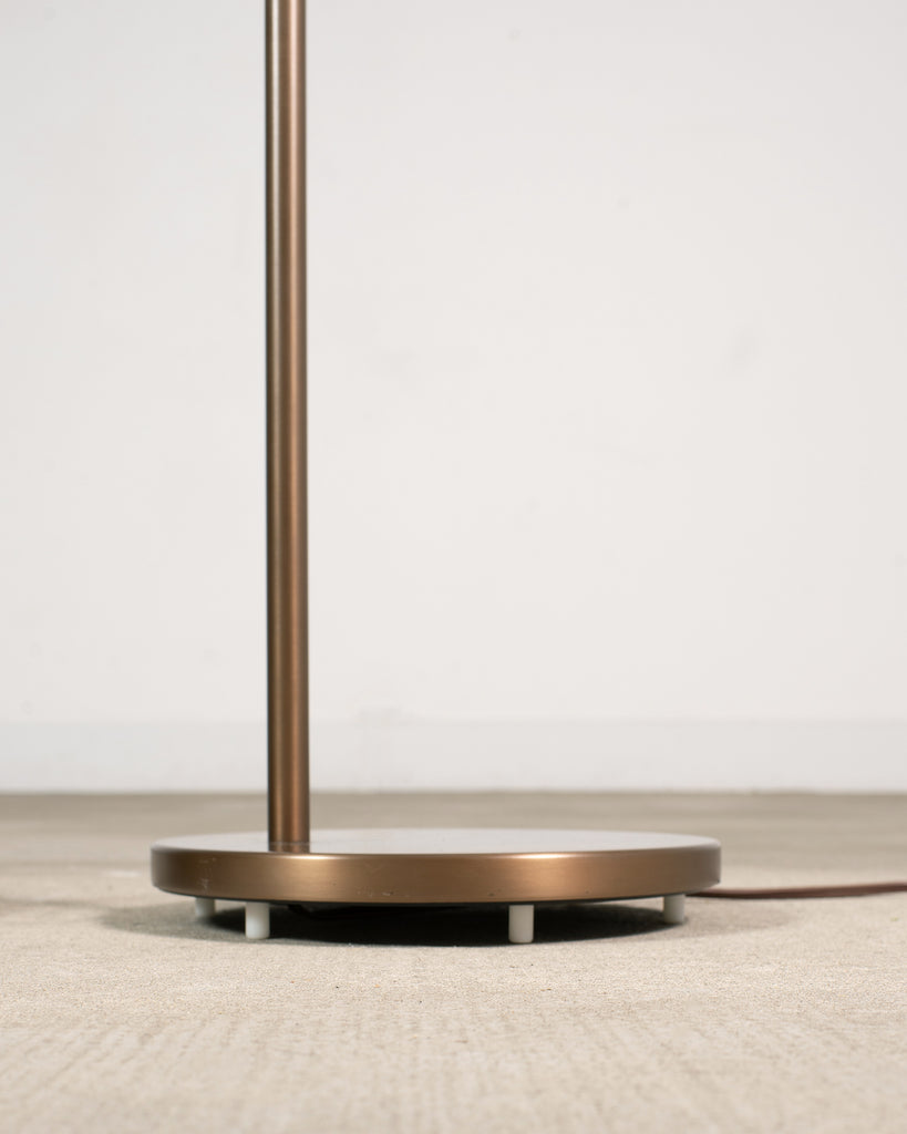 Pair of Casella Bronze Adjustable Pharmacy Floor Lamps