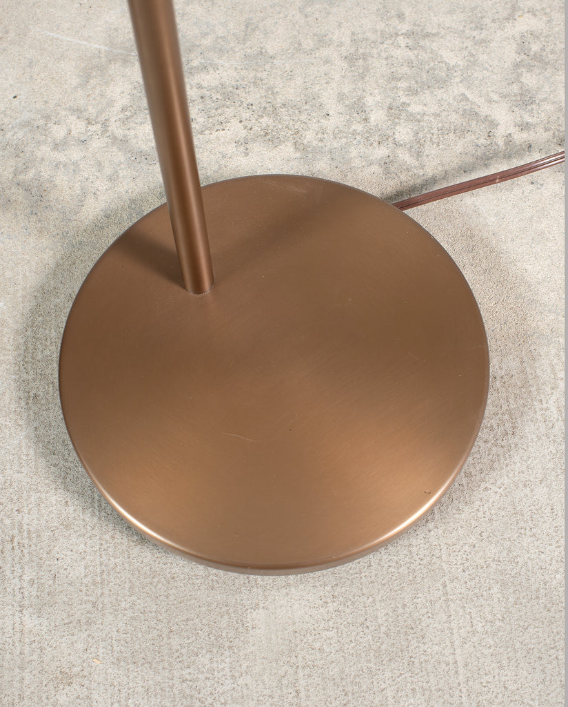 Pair of Casella Bronze Adjustable Pharmacy Floor Lamps