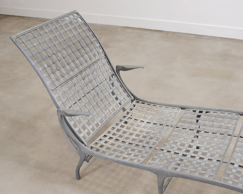 Pair of Dan Johnson Brown Jordan Sol y Luna Chaise Lounges
