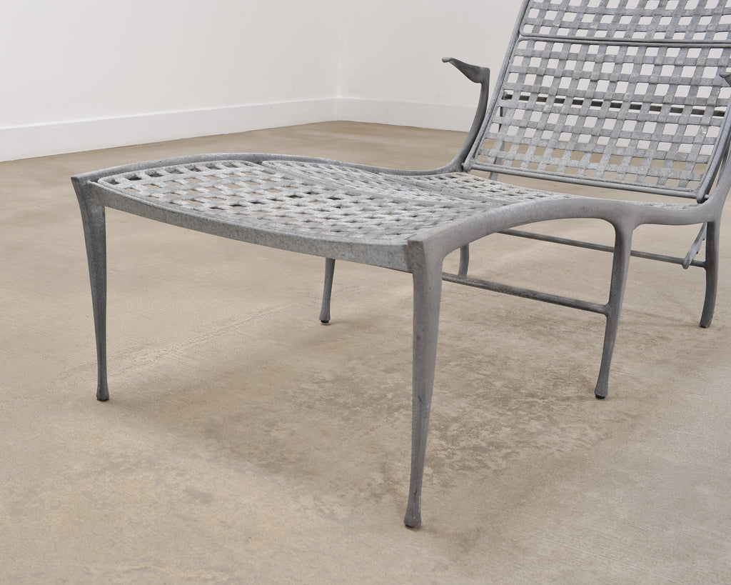 Pair of Dan Johnson Brown Jordan Sol y Luna Chaise Lounges