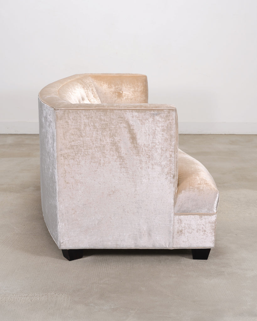 Pair of Velvet Dumont Sofas by Mitchell Gold + Bob Williams