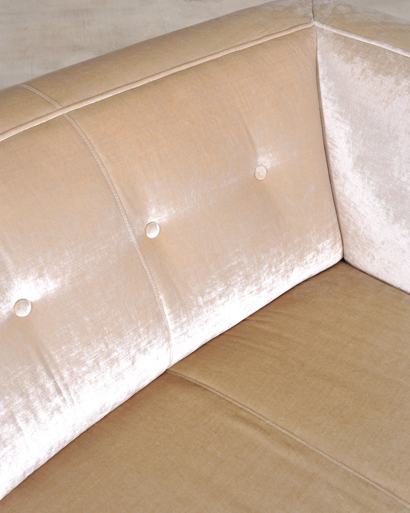 Pair of Velvet Dumont Sofas by Mitchell Gold + Bob Williams