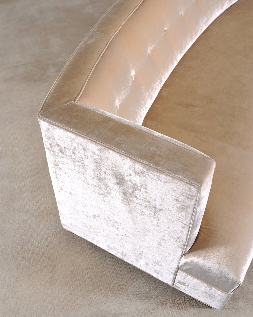Pair of Velvet Dumont Sofas by Mitchell Gold + Bob Williams