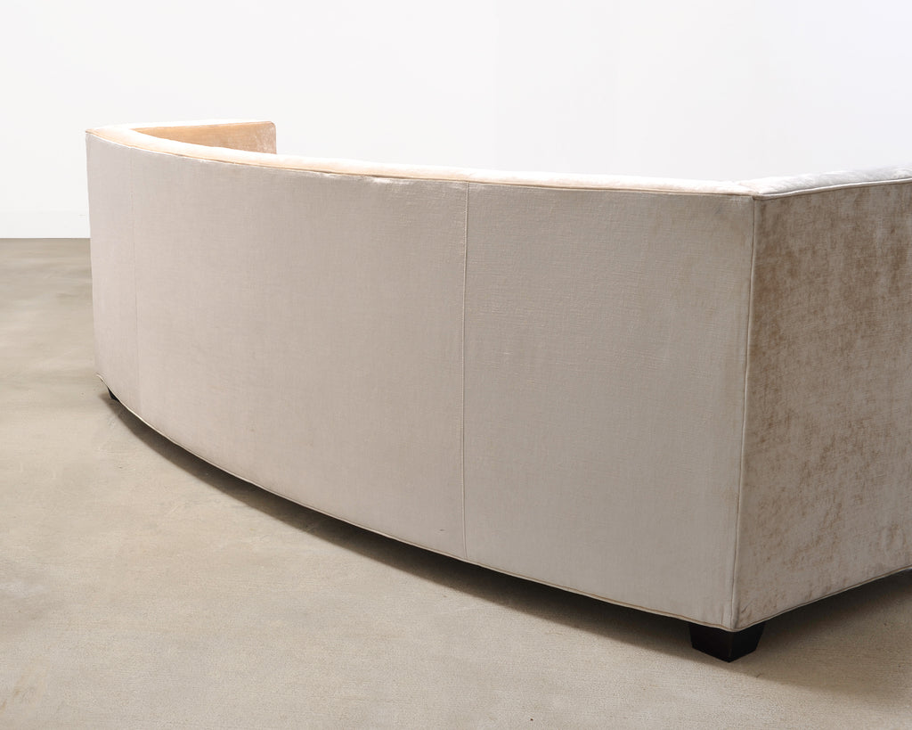 Pair of Velvet Dumont Sofas by Mitchell Gold + Bob Williams