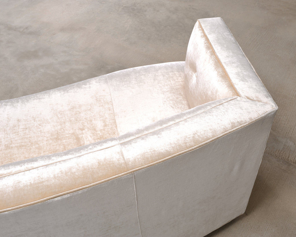 Pair of Velvet Dumont Sofas by Mitchell Gold + Bob Williams