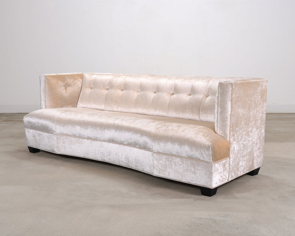 Pair of Velvet Dumont Sofas by Mitchell Gold + Bob Williams