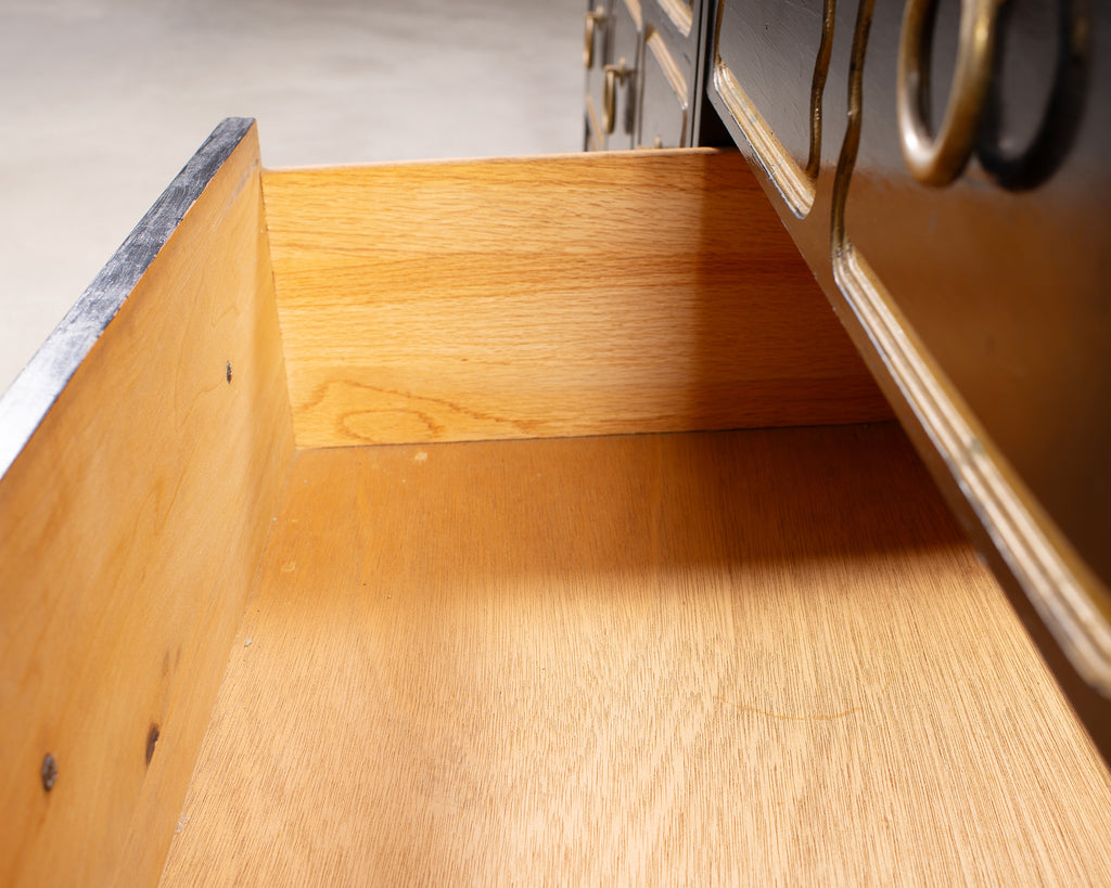 Pair of Mid-Century Modern Lacquered Espana Chests by Dorothy Draper