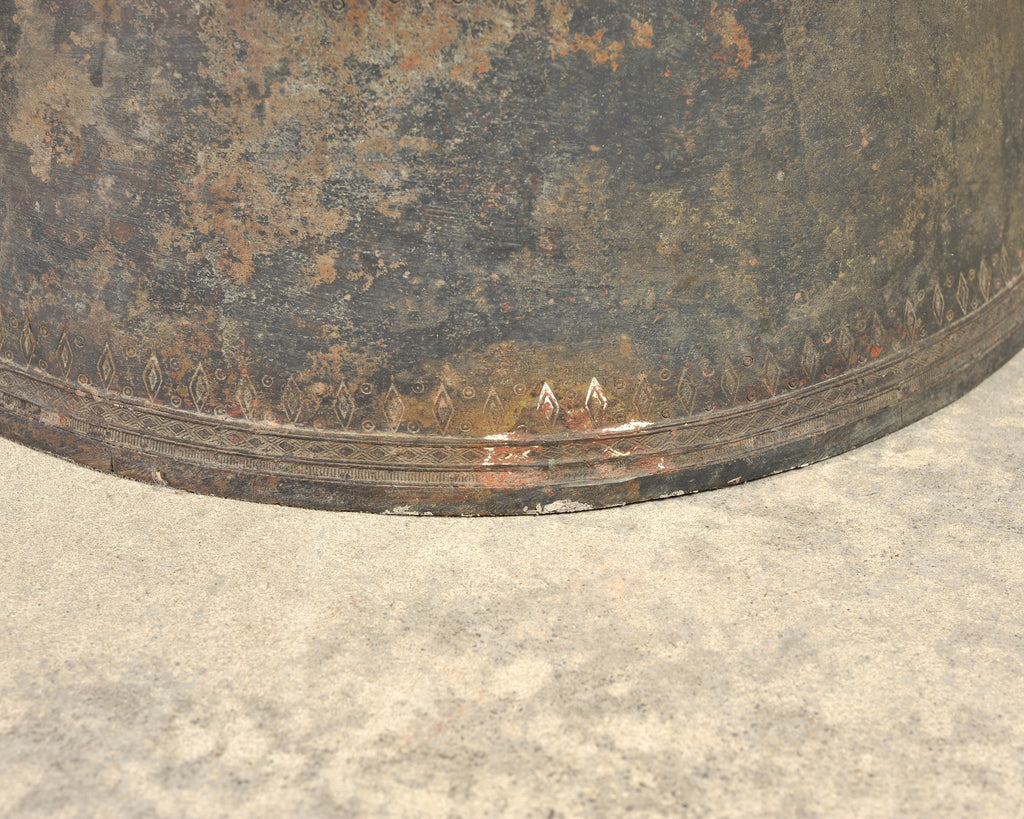 Pair of Southeast Asian Bronze Rain Drums or Drinks Tables