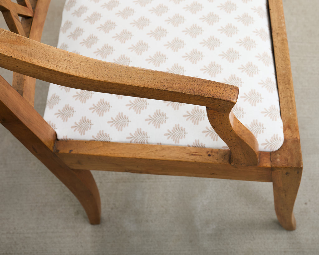 Pair of 19th Century Country French Provincial Fruitwood Armchairs