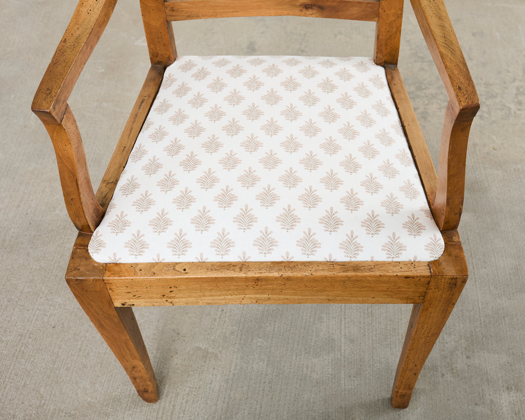 Pair of 19th Century Country French Provincial Fruitwood Armchairs