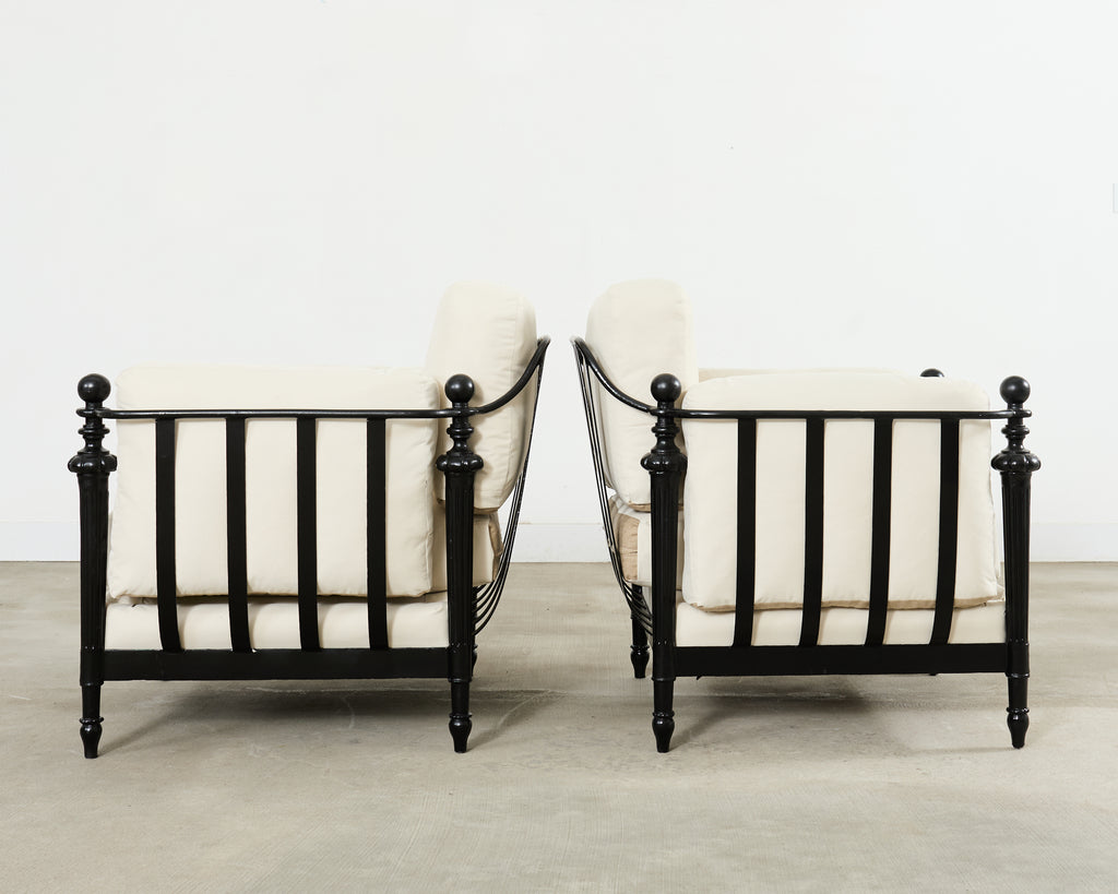 Pair of Michael Taylor Style Montecito Garden Chairs