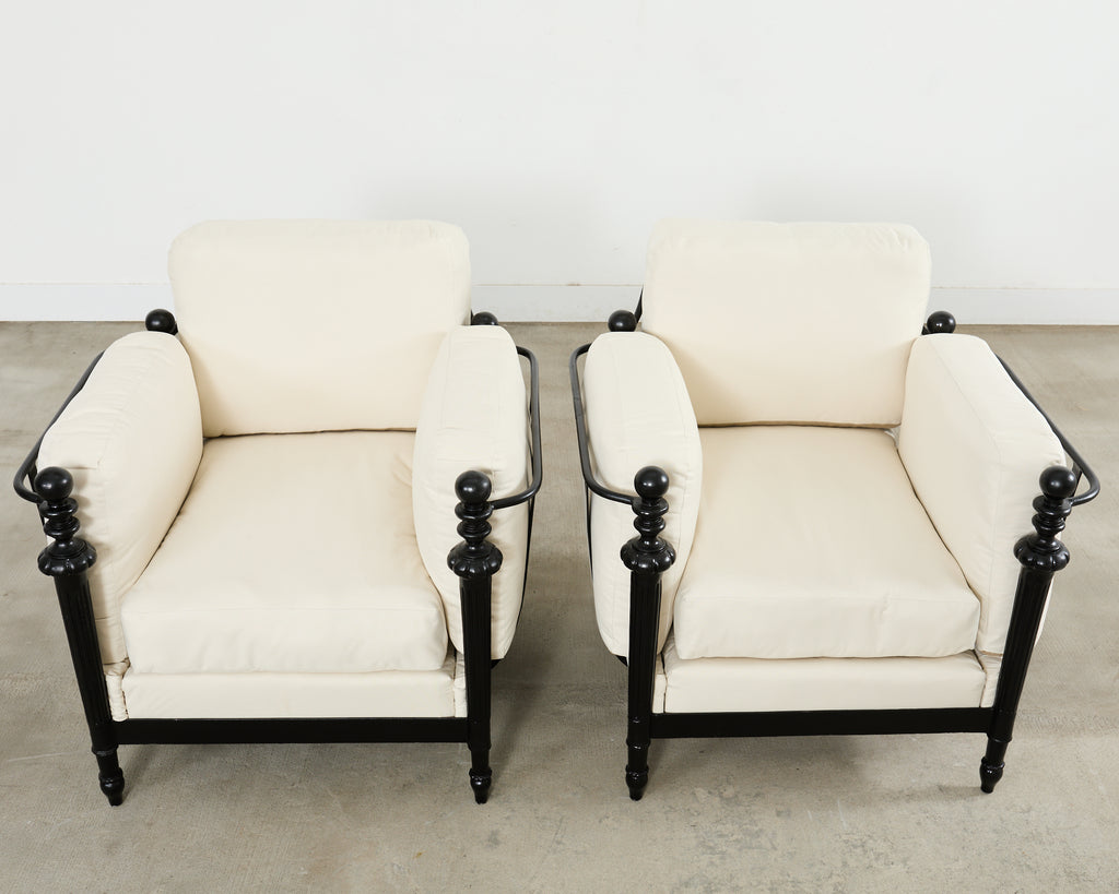 Pair of Michael Taylor Style Montecito Garden Chairs
