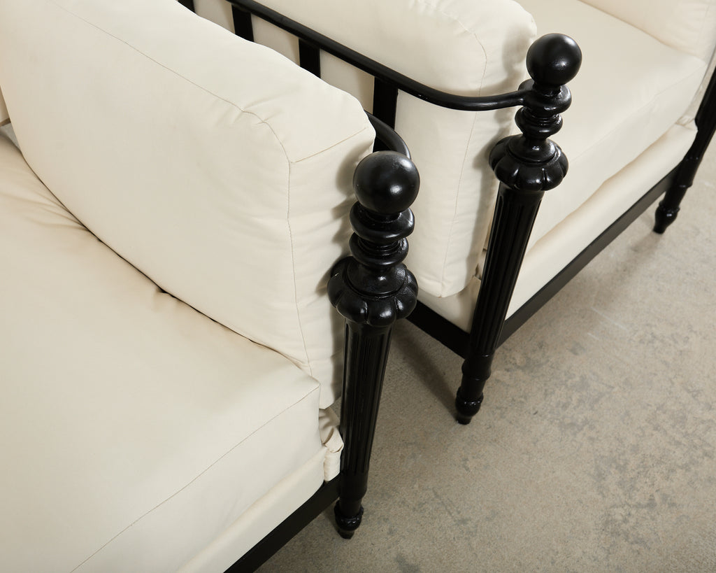 Pair of Michael Taylor Style Montecito Garden Chairs