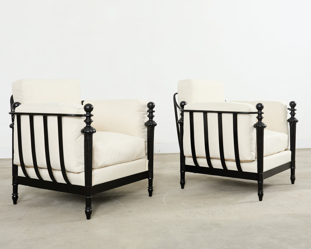 Pair of Michael Taylor Style Montecito Garden Chairs