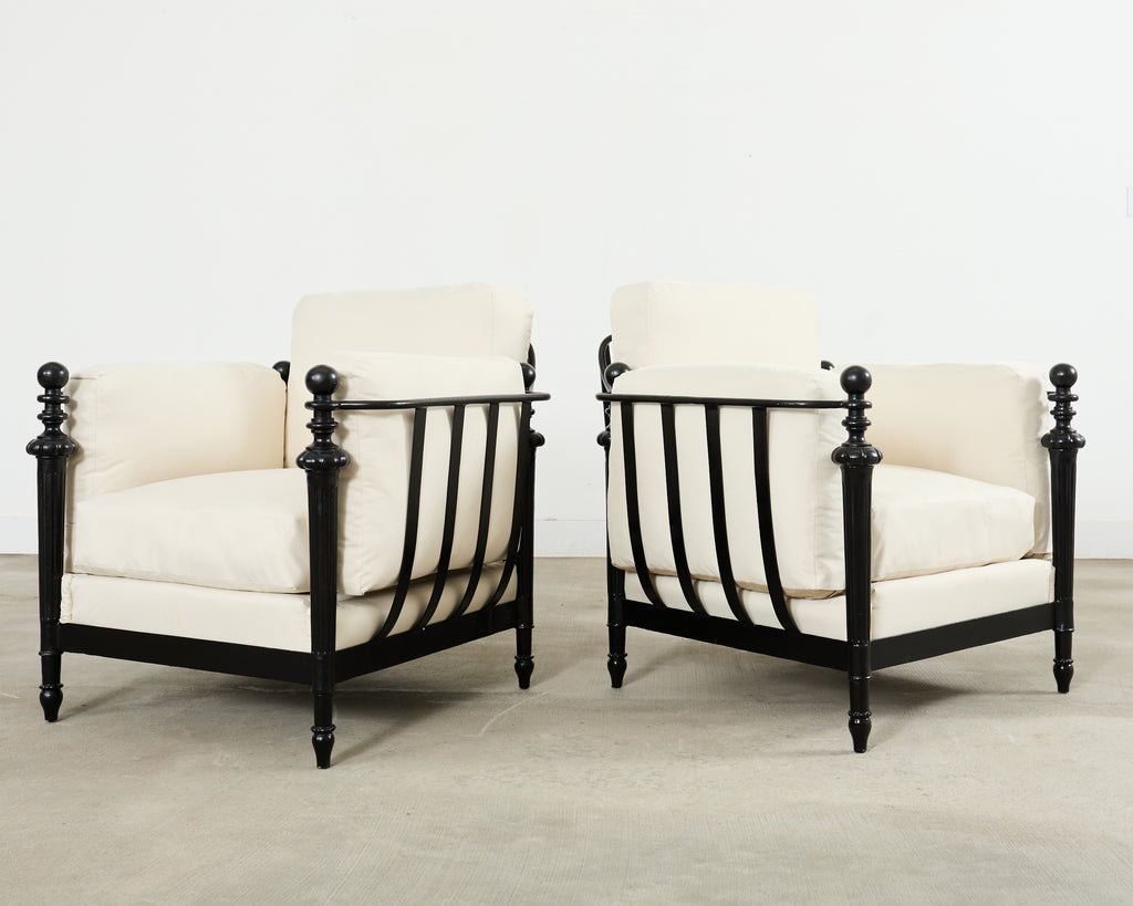 Pair of Michael Taylor Style Montecito Garden Chairs