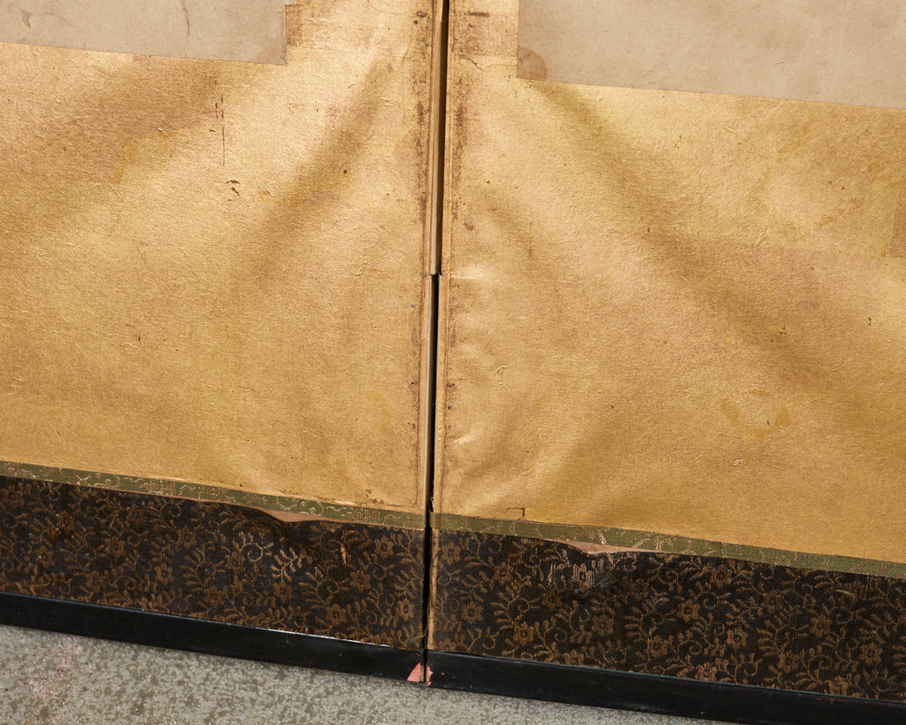 Pair of Japanese Edo/Tokugawa Screens Tale of Heiki