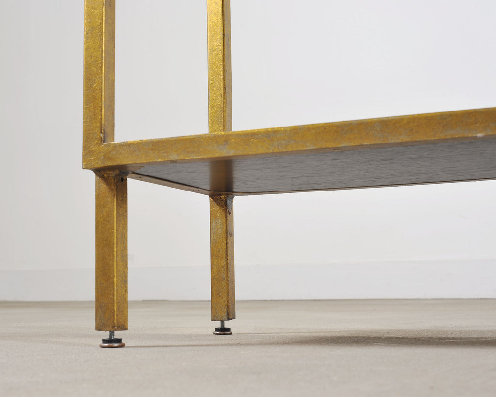 Pair of Oly Studio Gilt Iron 'Stella' Étagères Bookcase Shelves