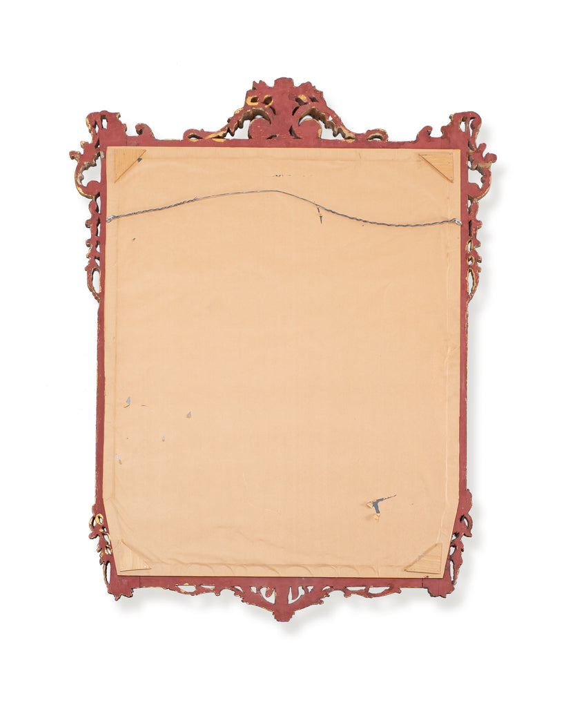 Pair of 19th C. French Louis XVI Style Giltwood Mirrors 4.6 Ft