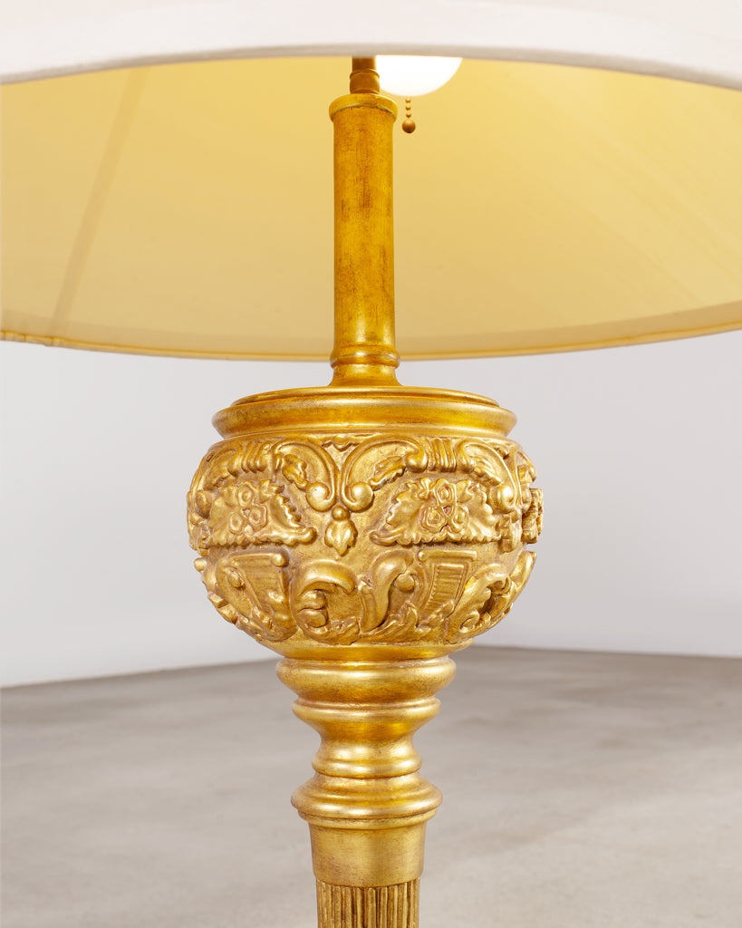 Pair of Nancy Corzine Neoclassical 22k Topiary Lamps