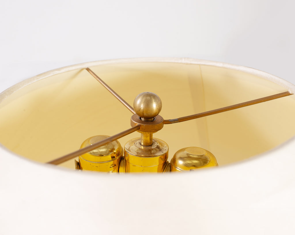 Pair of Nancy Corzine Neoclassical 22k Topiary Lamps