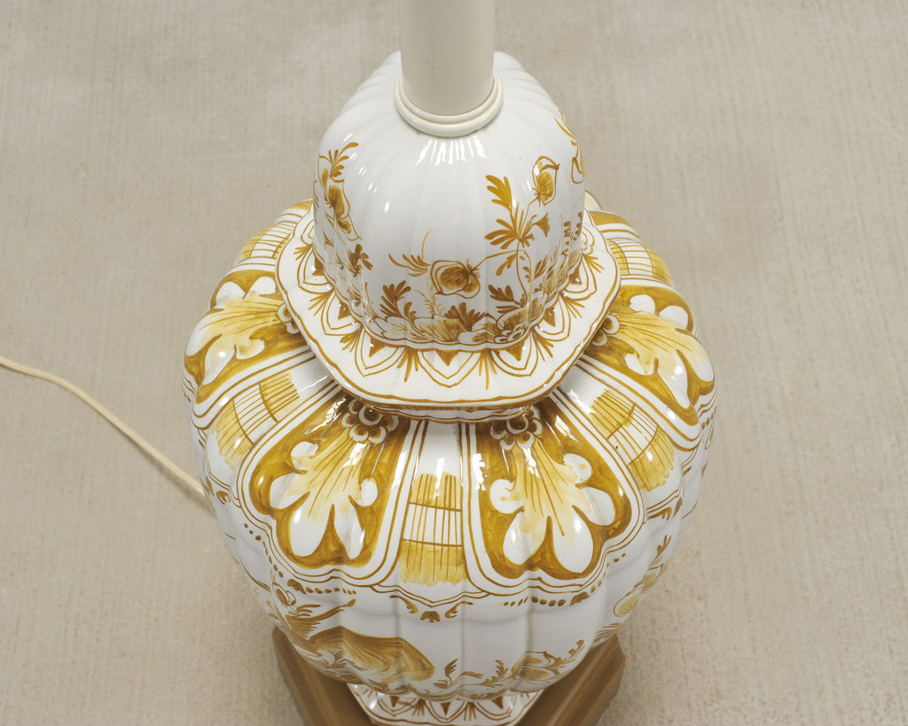 Pair of Wilshire House Porcelain Ginger Jar Table Lamps