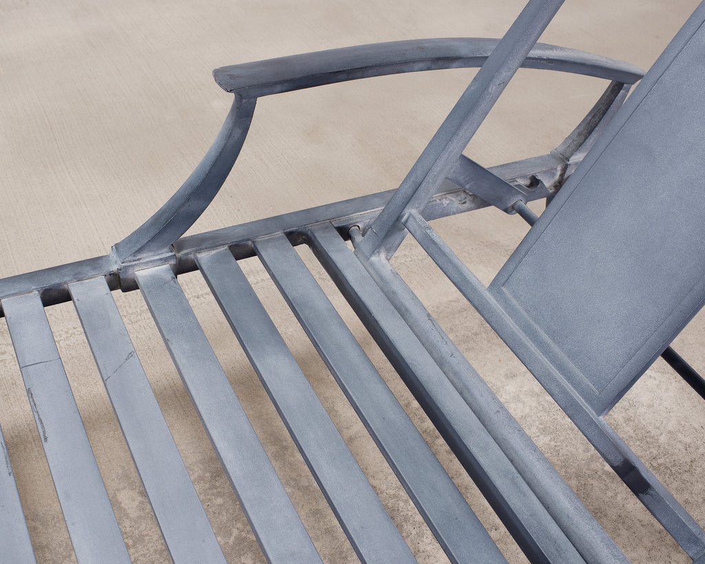 Pair of Neoclassical Greco-Roman Klismos Chaise Lounges