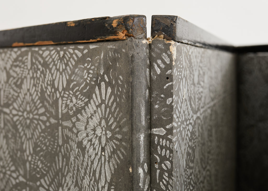 Pair Japanese Edo Six Panel Screens Legend of Minamoto