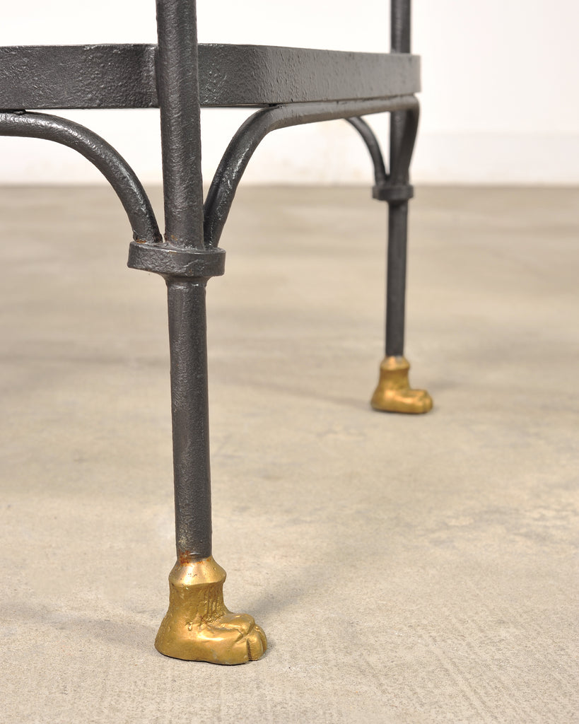 Pair of Bronze Lion's Head Lounge Chairs After Diego Giacometti