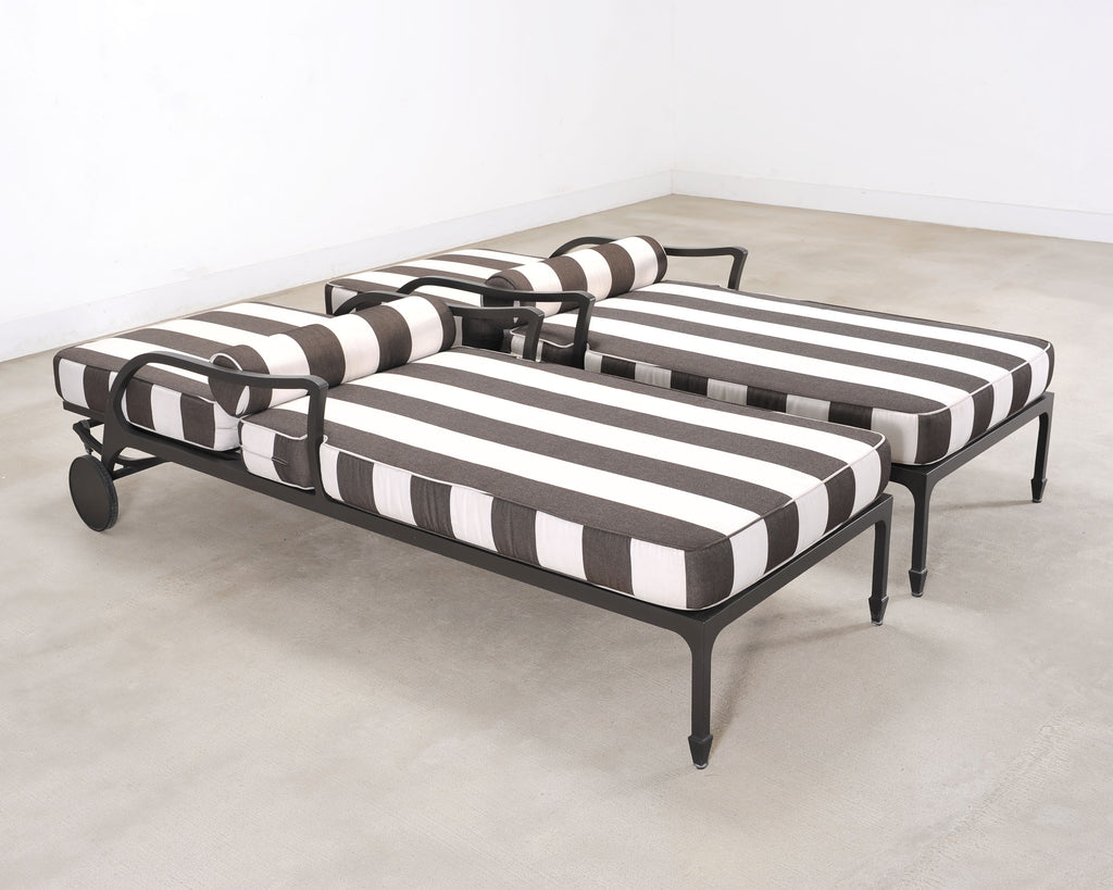 Pair of McKinnon and Harris Beaufort Sun Chaise Lounges