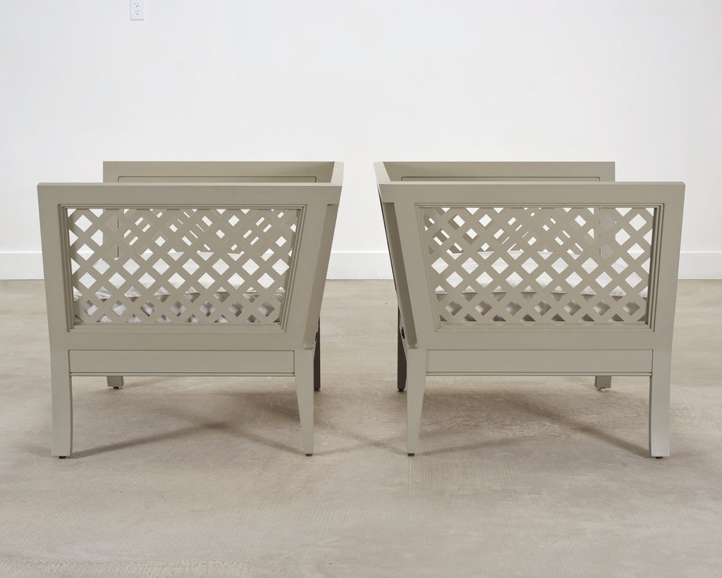 Pair of McKinnon and Harris duVal-Alexander Garden Club Chairs