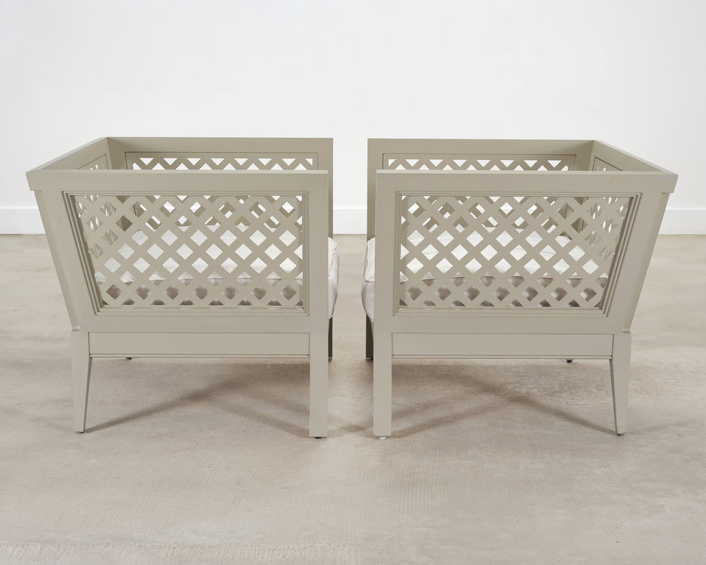 Pair of McKinnon and Harris duVal-Alexander Garden Club Chairs