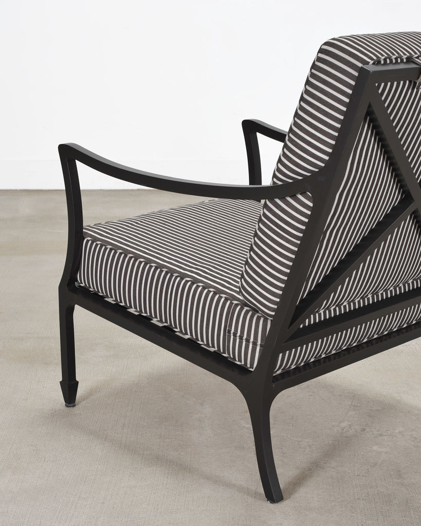 Pair of McKinnon and Harris Beaufort Aluminum Club Chairs