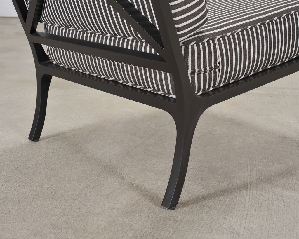 Pair of McKinnon and Harris Beaufort Aluminum Club Chairs