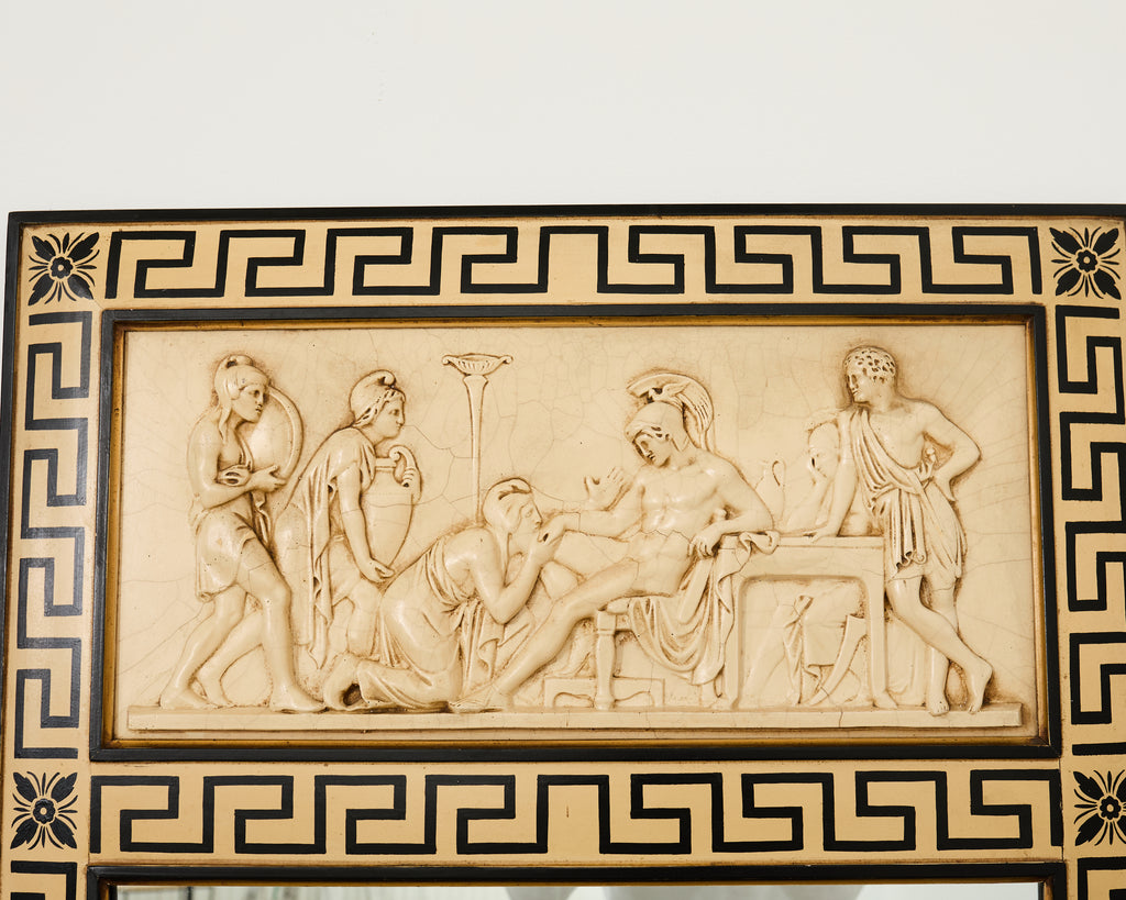 Pair Neoclassical Greco-Roman Style Pier Console Mirrors