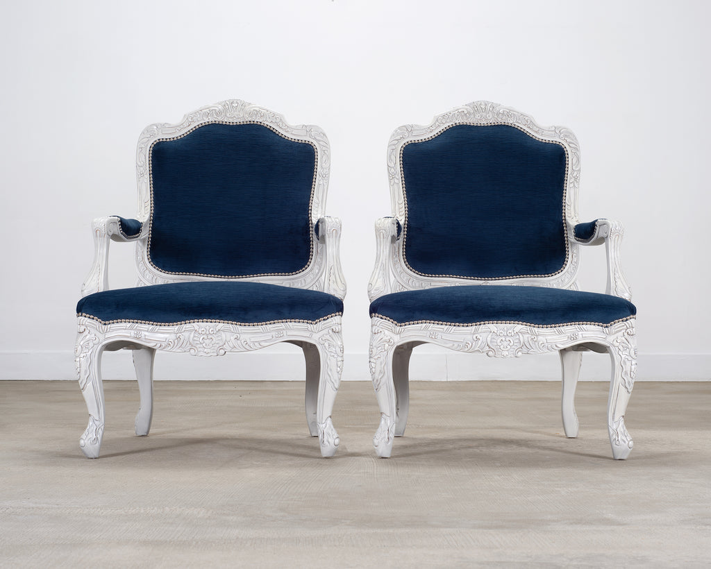 Pair of Ralph Lauren "Indian Cove Lodge Fauteuil" Armchairs