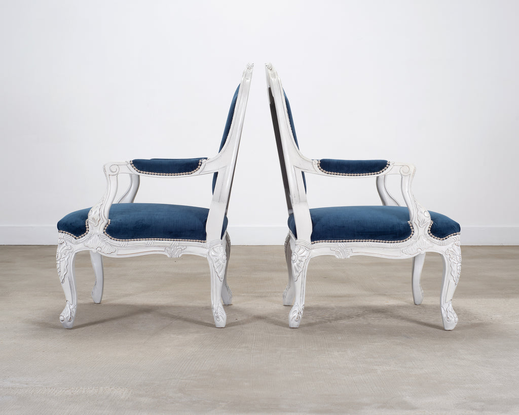 Pair of Ralph Lauren "Indian Cove Lodge Fauteuil" Armchairs