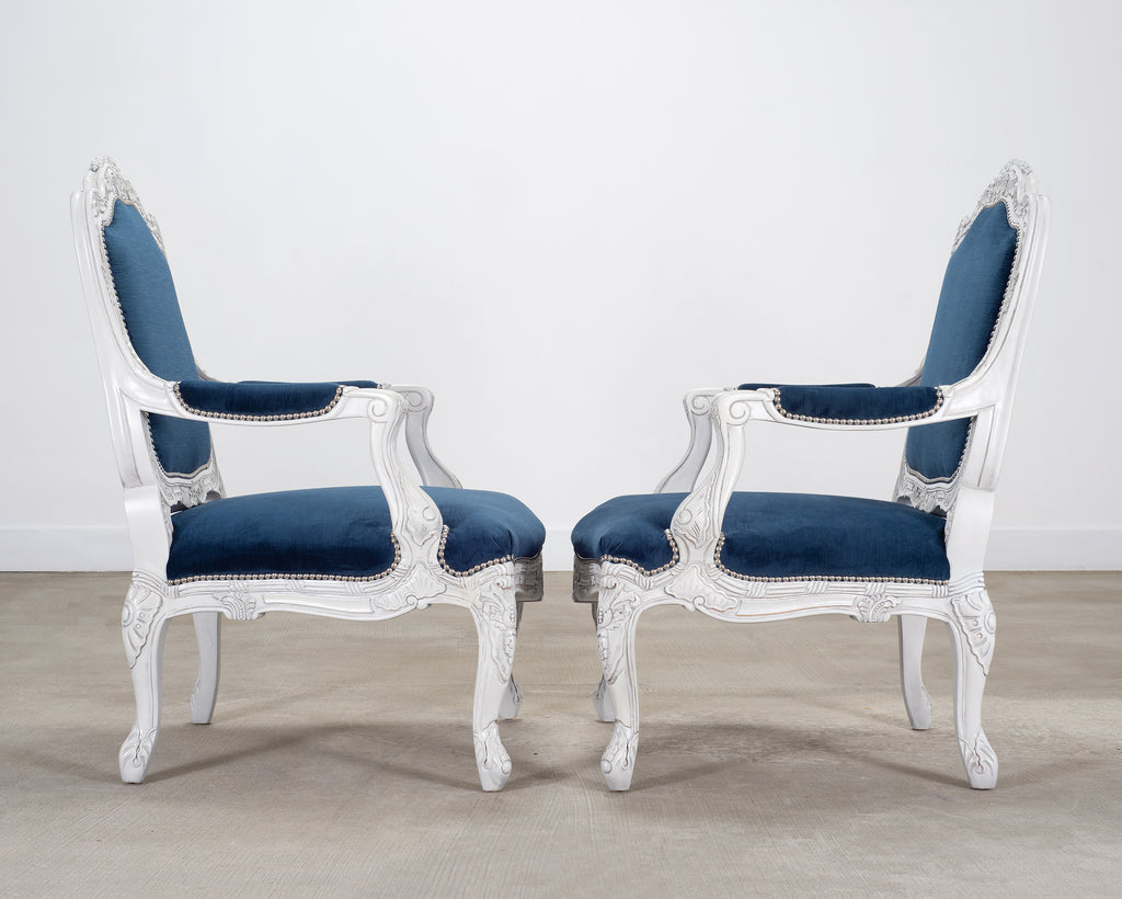 Pair of Ralph Lauren "Indian Cove Lodge Fauteuil" Armchairs