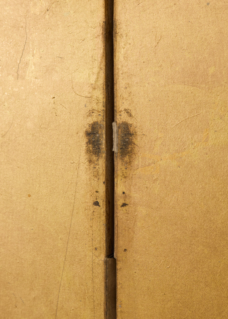 Pair of Japanese Meiji Screens Blossoms of Spring, Summer and Autumn