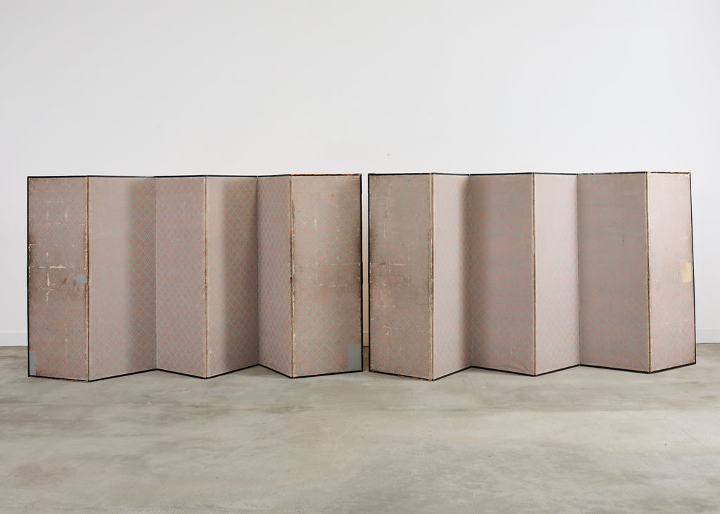 Pair of Japanese Meiji Screens Blossoms of Spring, Summer and Autumn