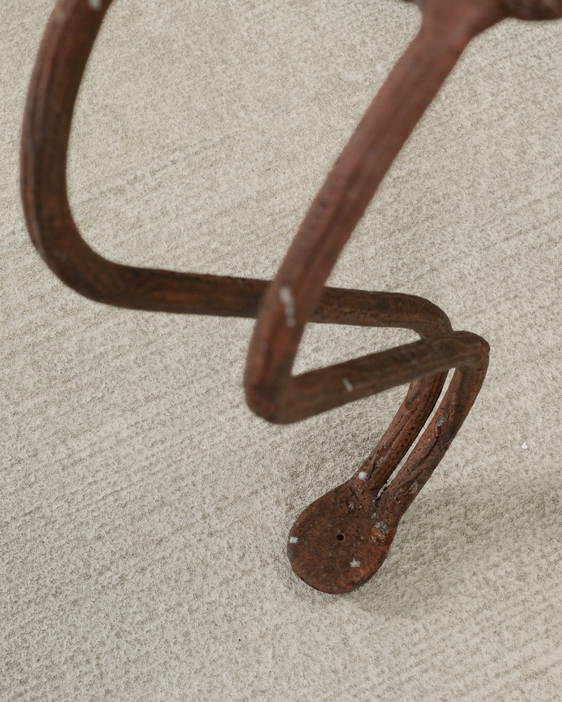 Pair of Rose Tarlow Twig Iron Garden Lattice Side Tables