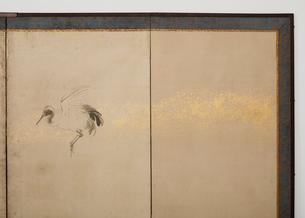 Pair of 18th Century Japanese Edo Screens of Chinese Immortals