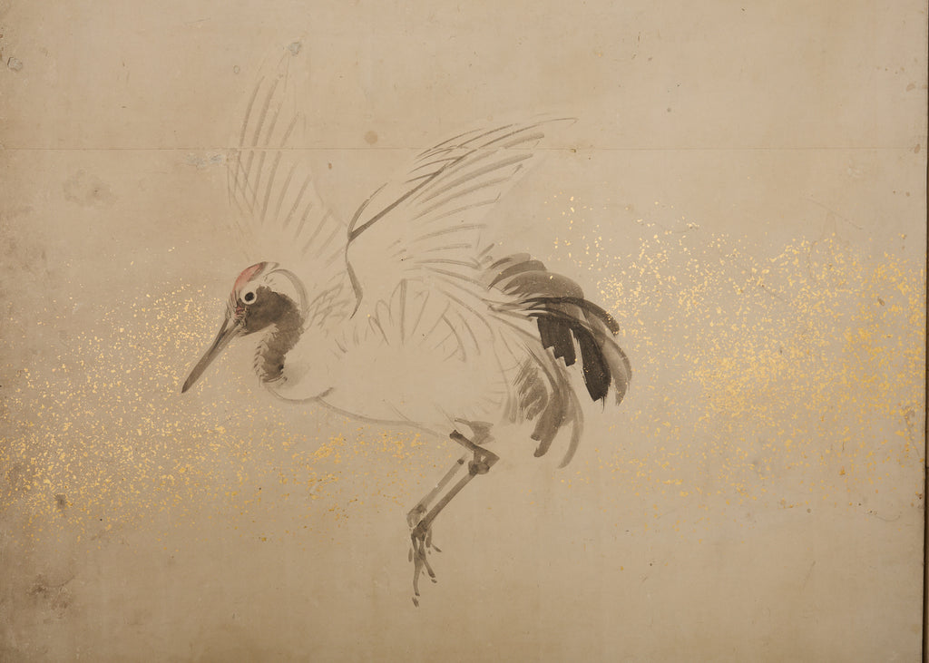 Pair of 18th Century Japanese Edo Screens of Chinese Immortals