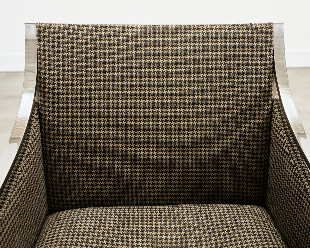 Bert England Office Swivel Steel Desk Armchair for Stow Davis