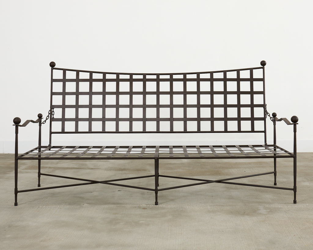 Pair of Papperzini Amalfi Adjustable Chain Back Garden Sofas