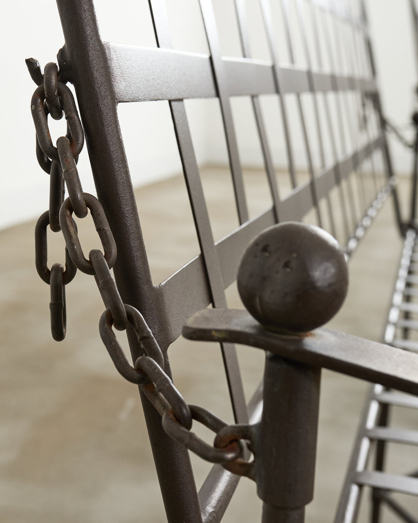 Pair of Papperzini Amalfi Adjustable Chain Back Garden Sofas