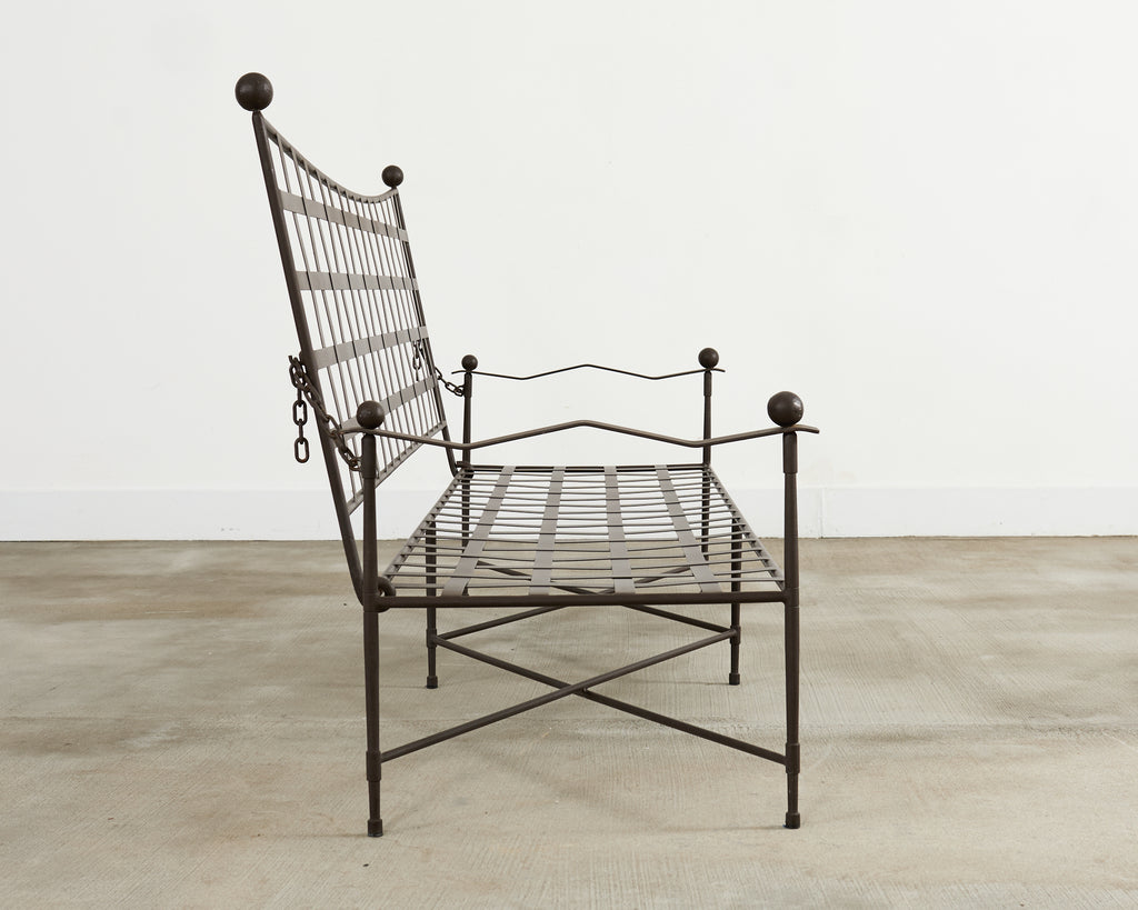 Pair of Papperzini Amalfi Adjustable Chain Back Garden Sofas