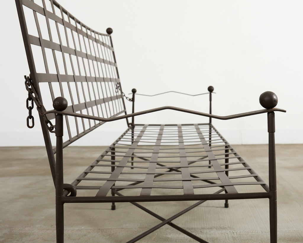 Pair of Papperzini Amalfi Adjustable Chain Back Garden Sofas